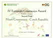 Druhé místo v kategorii Mobility získala Plzeň v prestižní soutěži The European Greenways Award v roce 2009